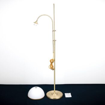 Stojacia lampa Old Lamp, výškovo nastaviteľný rám