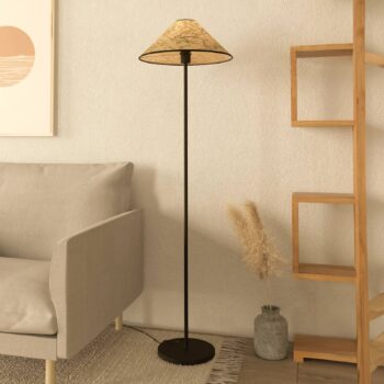 Stojacia lampa Oxpark, 146,5 cm, zelená/biela/čierna