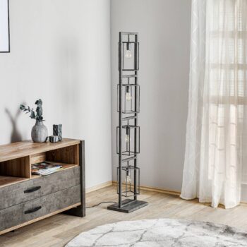 Stojacia lampa Perpendillu 4-plameňová