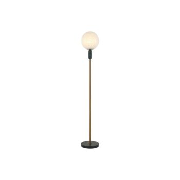 Stojacia lampa Polly tienidlo sklo mramorový prvok