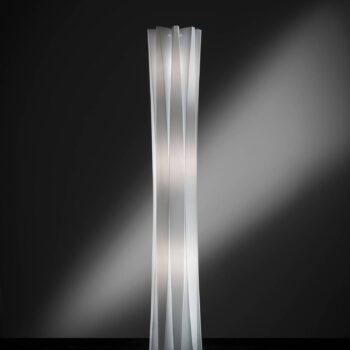 Stojacia lampa Slamp Bach, výška 161 cm, biela
