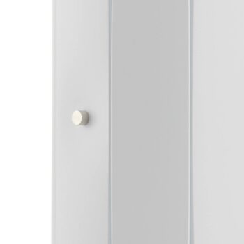 Stojacia lampa Slamp Bach, výška 184 cm, biela