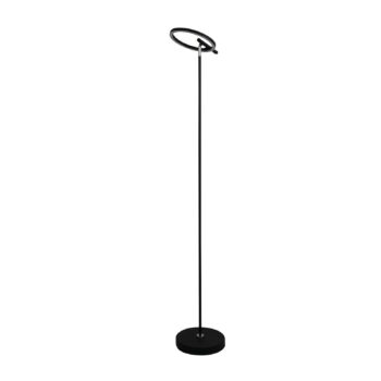 Stojacia lampa Space LED, čierna, kov