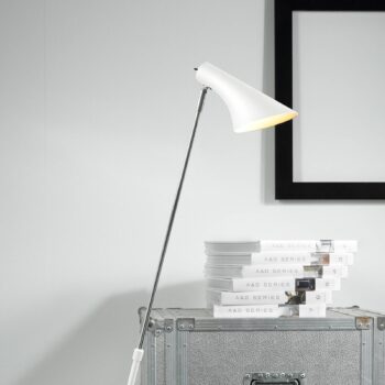 Stojacia lampa Vanila, nastaviteľná, biela