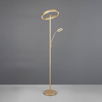 Stojacia lampa Willis LED, zlatá, výška 180 cm, kov, CCT, stmievač