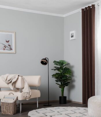 Stojacia lampa Yildo 6906 Výklopné tienidlo čierna/medená
