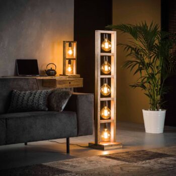 Stojacia lampa Zillerbach výška 135 cm 5-plameňová
