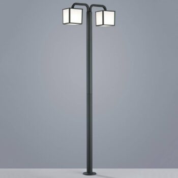 Stojanové LED svetlo Cubango, dve kockové tienidlá