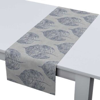 Štóla na stôl, grafitová sivá, 40 x 130 cm, Imperia Premium, 144-14