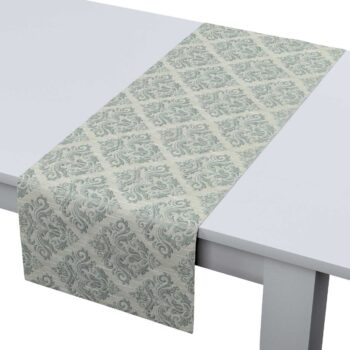 Štóla na stôl, strieborná modrá, 40 x 130 cm, Imperia Premium, 144-11