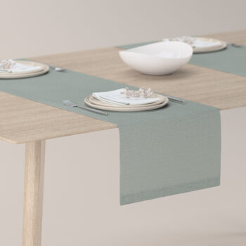 Štóla na stôl, svetlo šedá, 40 x 130 cm, Linen, 159-10