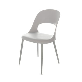 Stolička Aria light grey, 47 x 50 x 82 cm