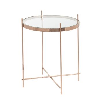 Stolík Sensi rose gold 48 x 60 cm, 48 x 48 x 60 cm