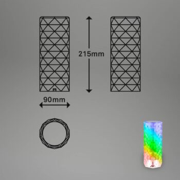 Stolná LED lampa 7463010 s dobíjacou batériou a diaľkovým ovládaním