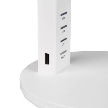 Stolná LED lampa Ava funkcia stmievania, biela