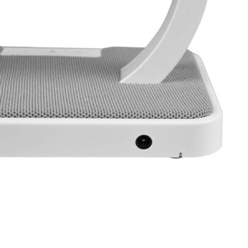 Stolná LED lampa Beat batéria, RGBW, biela matná