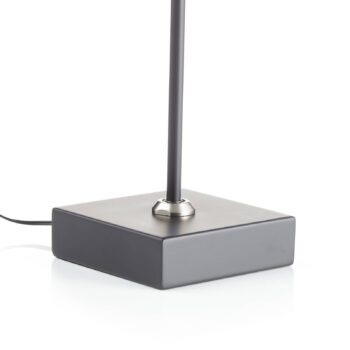 Stolná LED lampa Block, stmievateľná. čierna