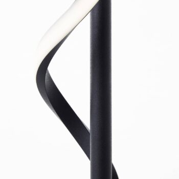 Stolná LED lampa Eunice, výška 40 cm, čierna, kov