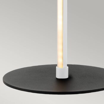 Stolná LED lampa Flamingo, biela, kov, výška 50 cm