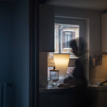 Stolná LED lampa Foscarini Soffio