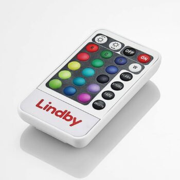 Stolná LED lampa Fria, valec, RGB, diaľkové ovládanie