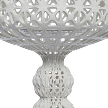 Stolná LED lampa Kartell Mini Kabuki, biela, výška 70 cm