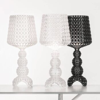 Stolná LED lampa Kartell Mini Kabuki, číra, výška 70 cm