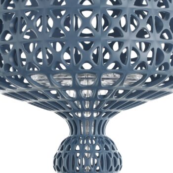 Stolná LED lampa Kartell Mini Kabuki, svetlomodrá, výška 70 cm