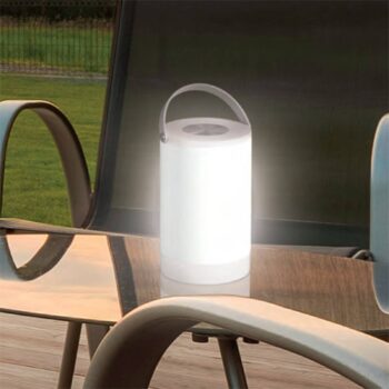 Stolná LED lampa Keke, napájaná batériami a prenosná