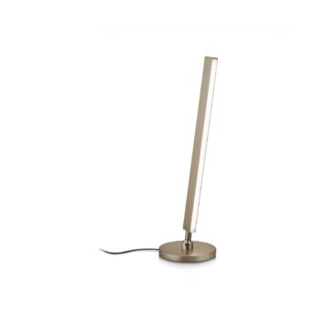 Stolná LED lampa Kosma, bronzový efekt, CCT, ovládanie gestami