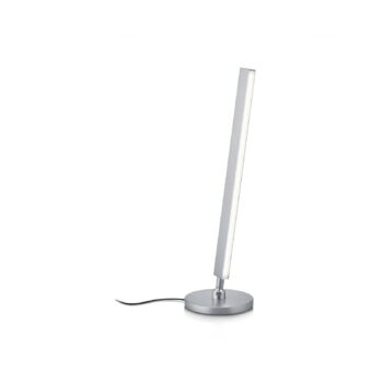 Stolná LED lampa Kosma, matný nikel, CCT, ovládanie gestami
