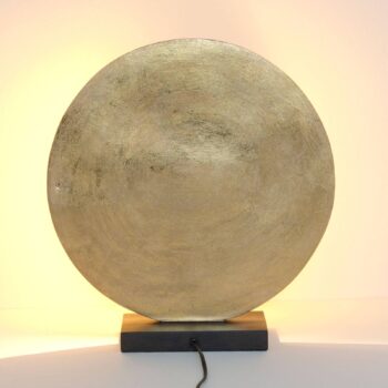 Stolná LED lampa La Bocca výška 43 cm, zlato-hnedá