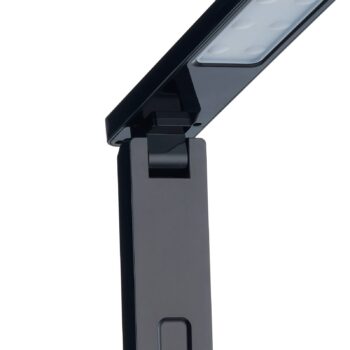 Stolná LED lampa Lindby Eleni, čierna, CCT, stmievateľná