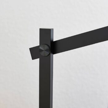 Stolná LED lampa Lindby Loretta, 43 cm, čierna, CCT