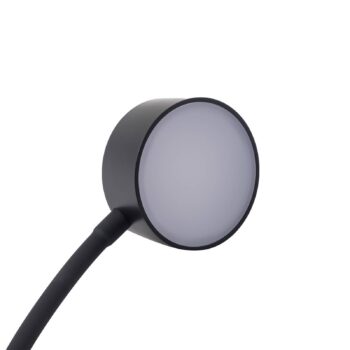Stolná LED lampa Lindby Maori, čierna, CCT, kov, stmievateľná