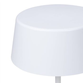 Stolná LED lampa Lindby Milica, biela, stmievateľná