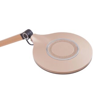 Stolná LED lampa Lindby Nyxaris, zlatá, kov, CCT, 50 cm