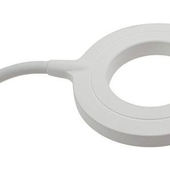 Stolná LED lampa Lindby Siona, biela, CCT, stmievateľná, nabíjacia stanica