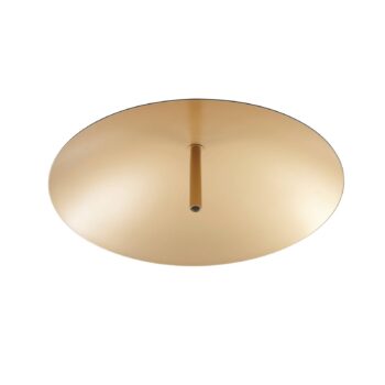 Stolná LED lampa Lindby Tiama, kov, čierna/zlatá, Ø 30 cm