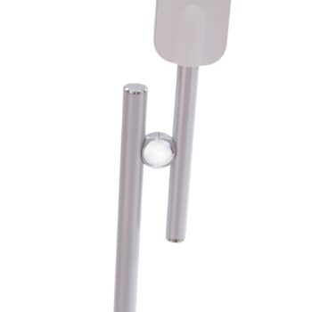 Stolná LED lampa Lindby Valtorin, biela