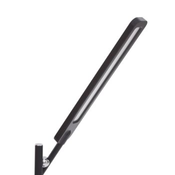 Stolná LED lampa Lindby Valtorin, čierna