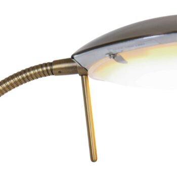 Stolná LED lampa Mexlite bronzová