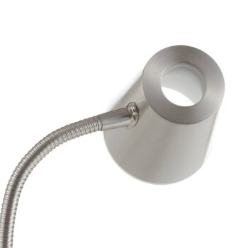 Stolná LED lampa Narcos niklovej farby