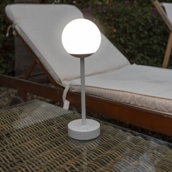 Stolná LED lampa Newgarden Norai Slim, antracitová