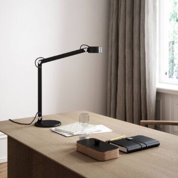 Stolná LED lampa Nobu, čierna