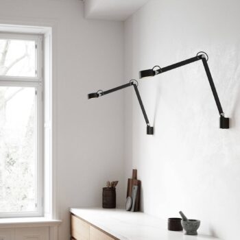Stolná LED lampa Nobu, čierna