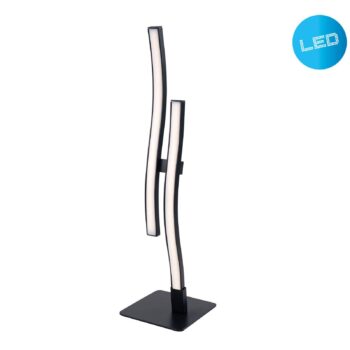 Stolná LED lampa Onda, dvoj-plameňová
