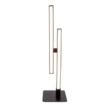 Stolná LED lampa Onda, dvoj-plameňová