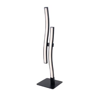 Stolná LED lampa Onda, dvoj-plameňová