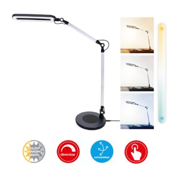 Stolná LED lampa Swan, CCT, stmievateľná